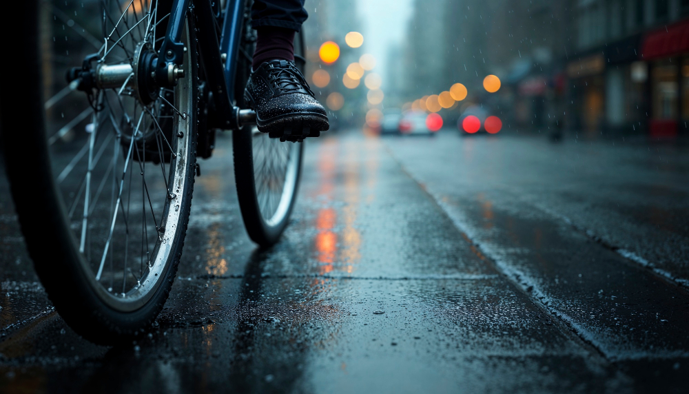 Come affrontare la pioggia in bici